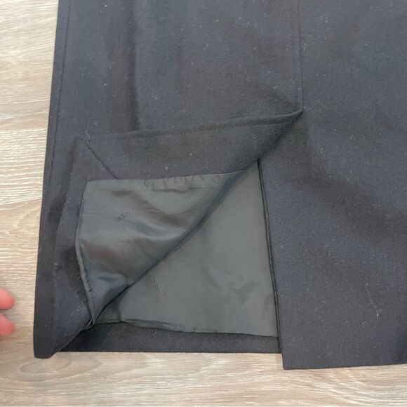 GUCCI Vintage Wool Black Midi Pencil Skirt sz 0 - Picture 6 of 9